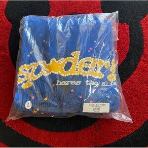 Blue spider hoodie